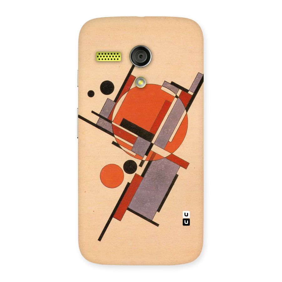 Geo Abstract Metrics Back Case for Moto G