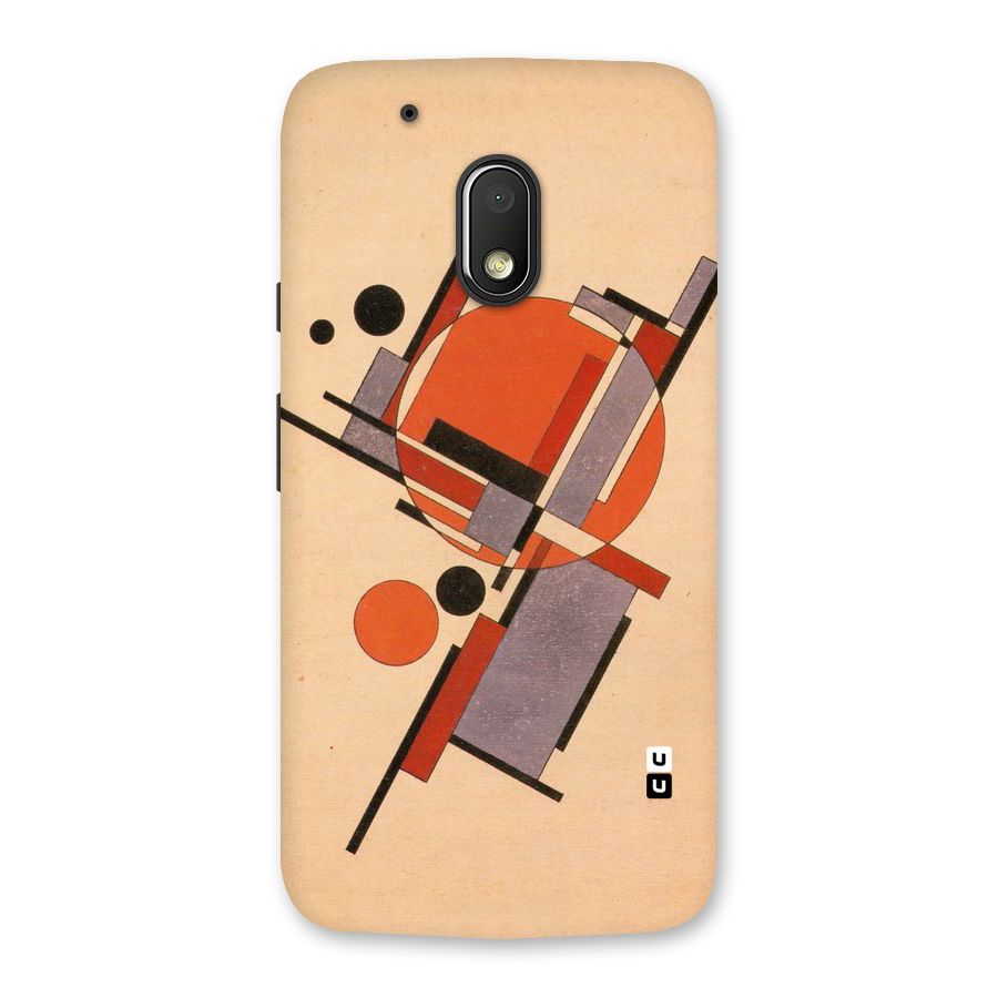 Geo Abstract Metrics Back Case for Moto G4 Play