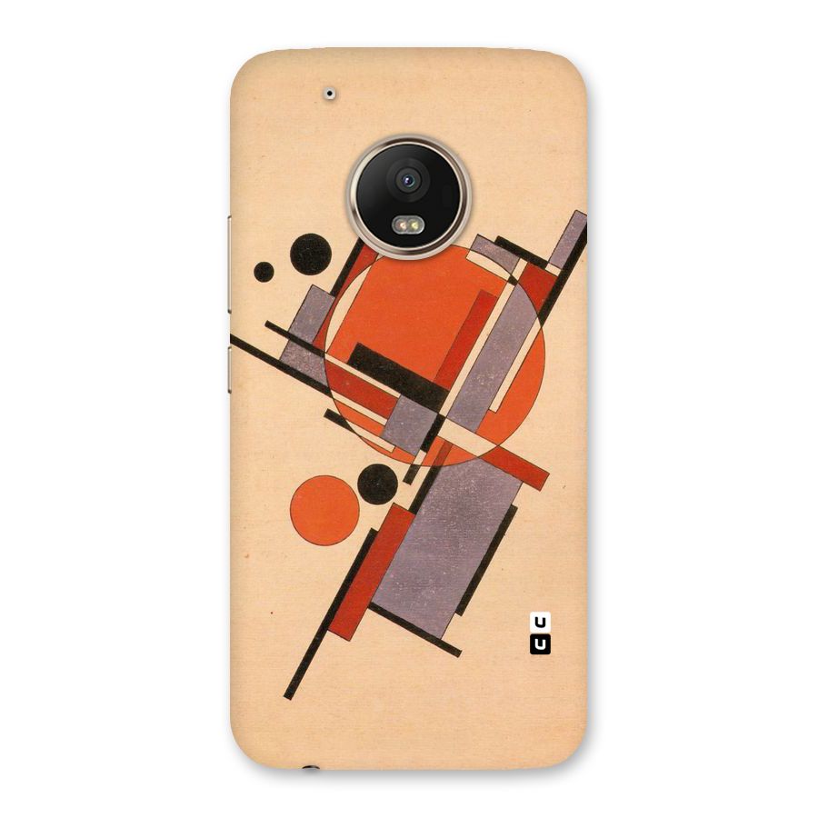 Geo Abstract Metrics Back Case for Moto G5 Plus