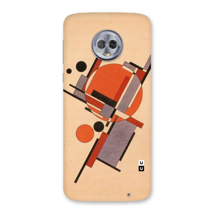 Geo Abstract Metrics Back Case for Moto G6 Plus