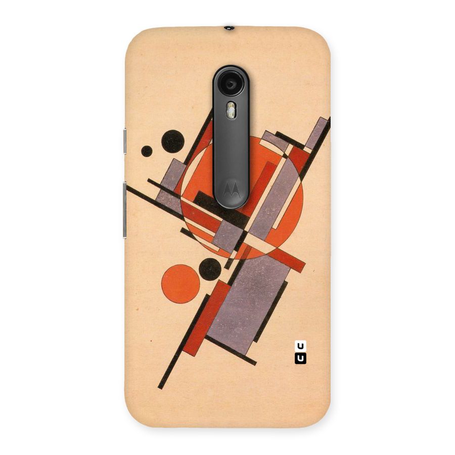 Geo Abstract Metrics Back Case for Moto G Turbo