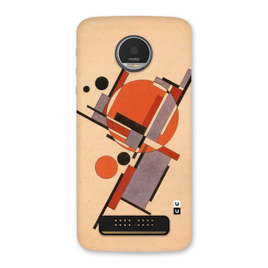 Geo Abstract Metrics Back Case for Moto Z Play