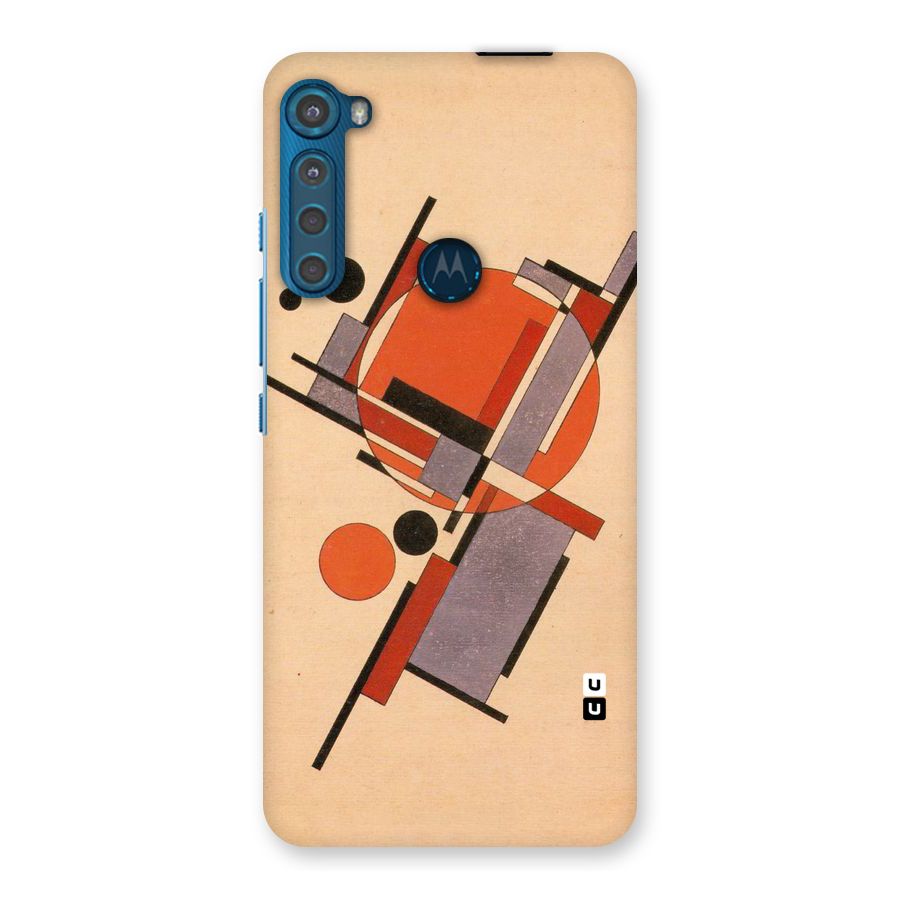 Geo Abstract Metrics Back Case for Motorola One Fusion Plus