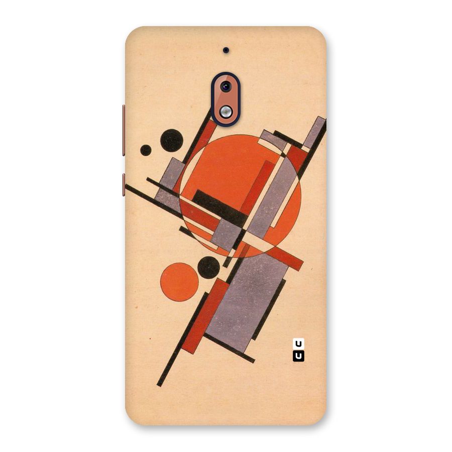 Geo Abstract Metrics Back Case for Nokia 2.1