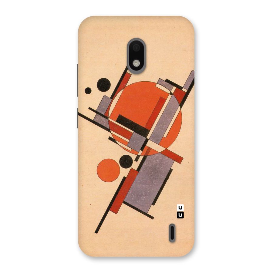 Geo Abstract Metrics Back Case for Nokia 2.2