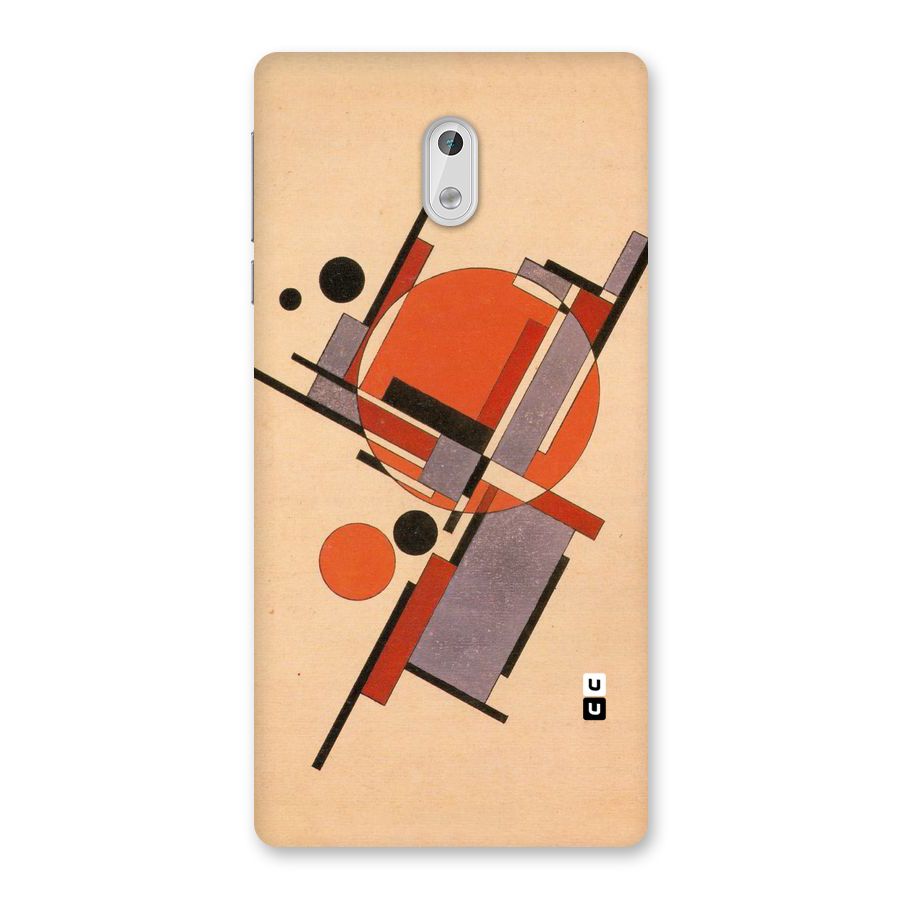 Geo Abstract Metrics Back Case for Nokia 3