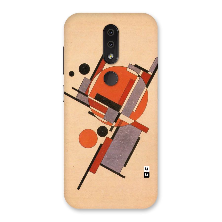 Geo Abstract Metrics Back Case for Nokia 4.2