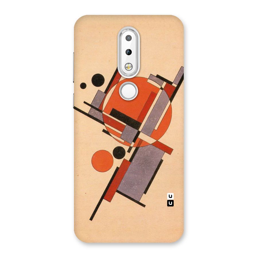 Geo Abstract Metrics Back Case for Nokia 6.1 Plus