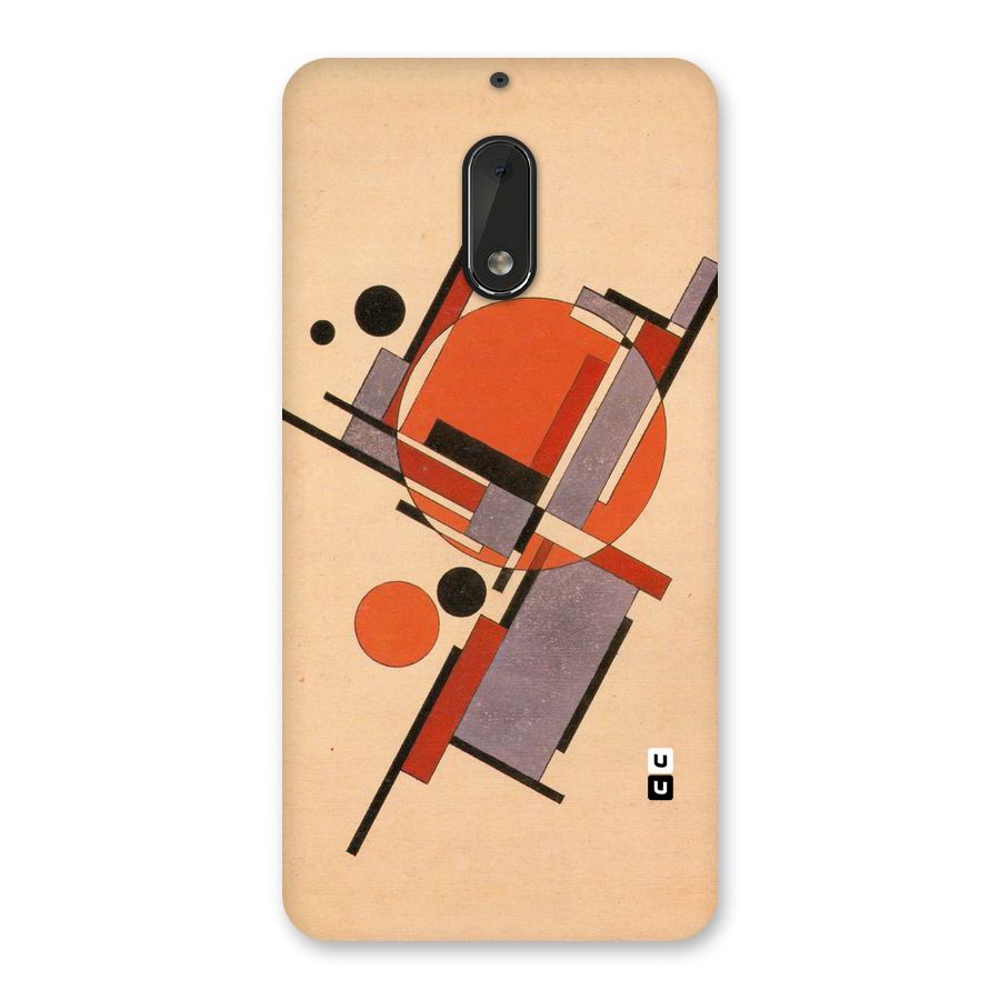 Geo Abstract Metrics Back Case for Nokia 6