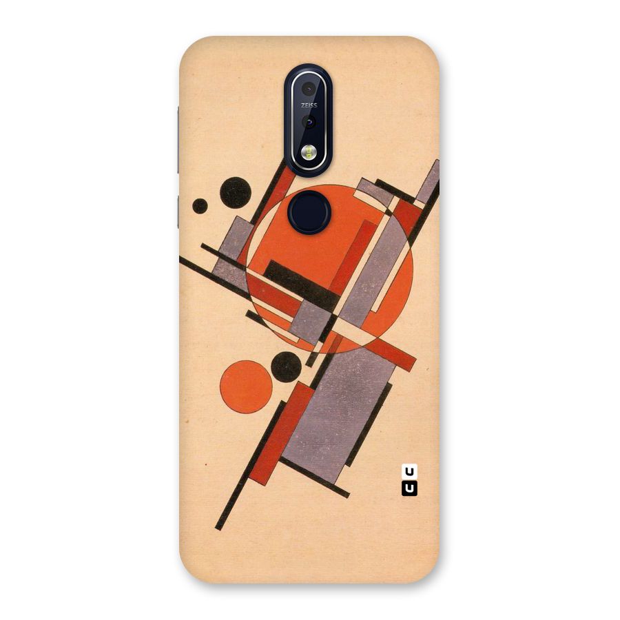 Geo Abstract Metrics Back Case for Nokia 7.1