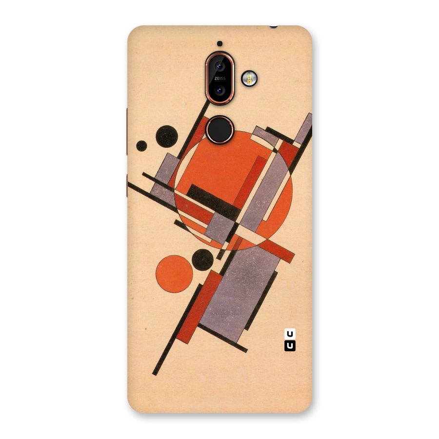 Geo Abstract Metrics Back Case for Nokia 7 Plus