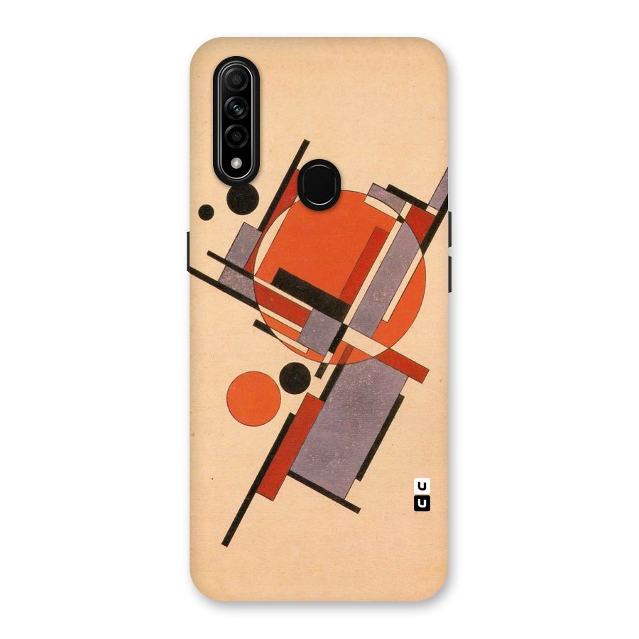Geo Abstract Metrics Back Case for Oppo A31