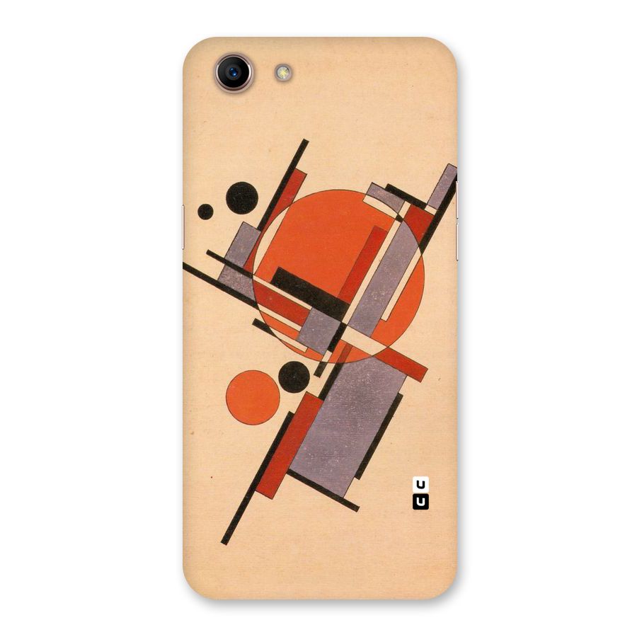 Geo Abstract Metrics Back Case for Oppo A83 (2018)