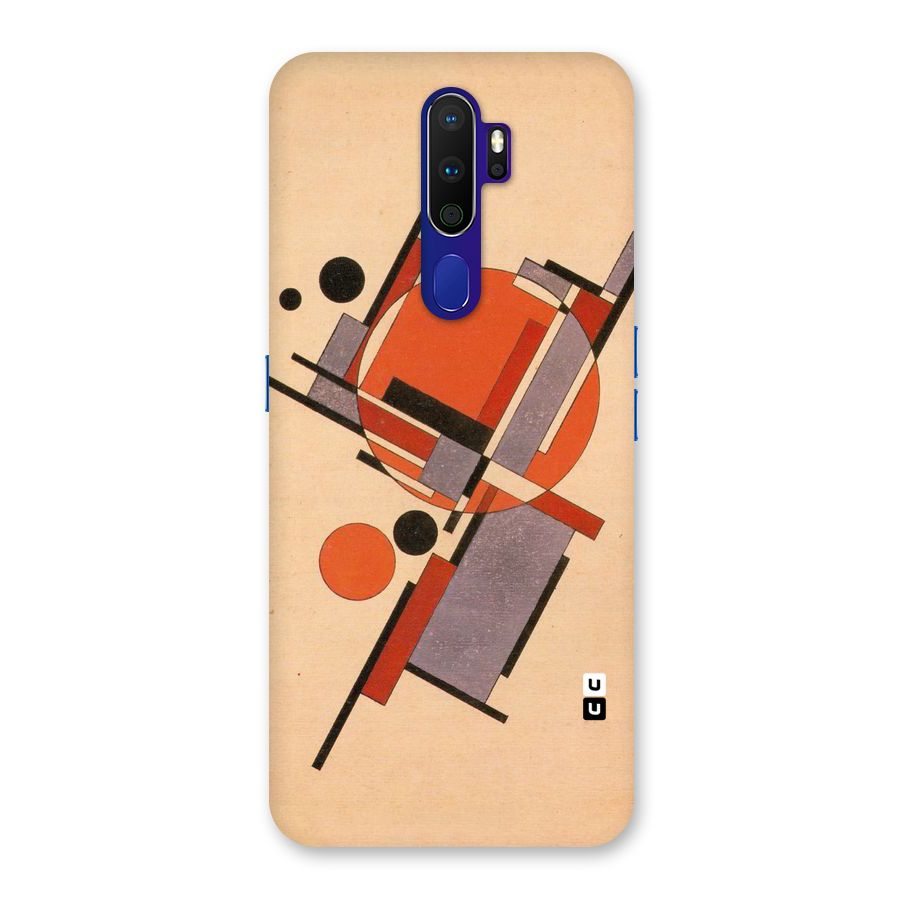 Geo Abstract Metrics Back Case for Oppo A9 (2020)
