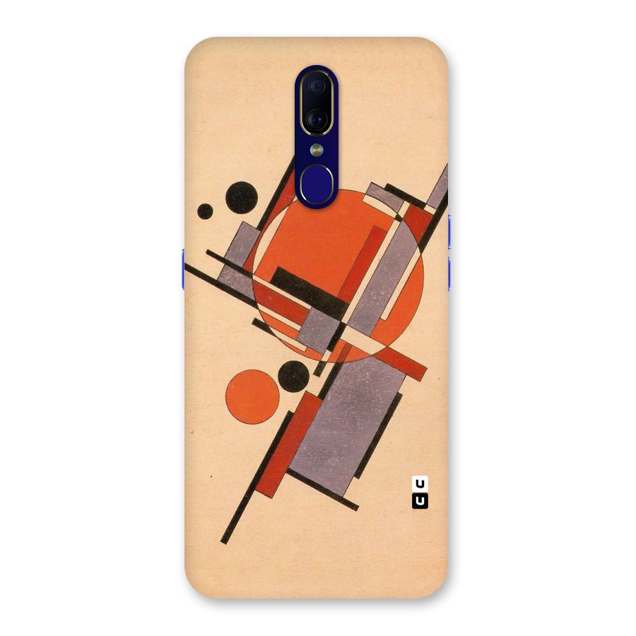 Geo Abstract Metrics Back Case for Oppo F11