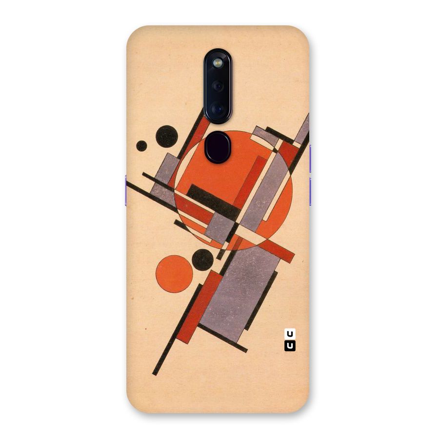 Geo Abstract Metrics Back Case for Oppo F11 Pro