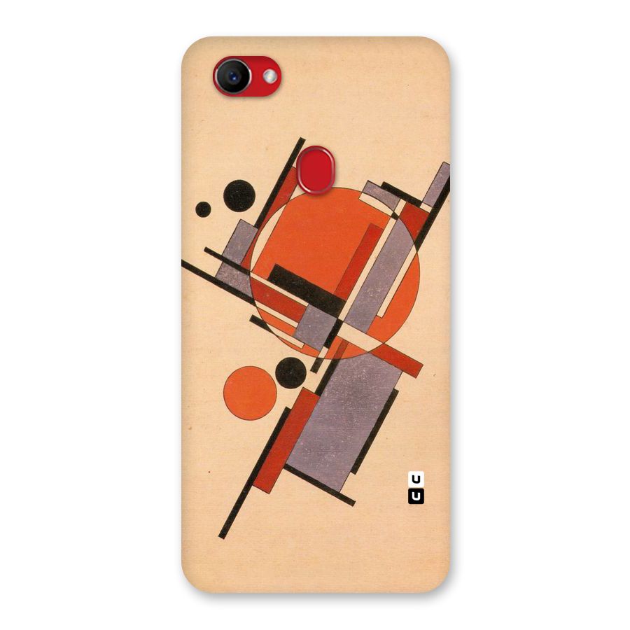 Geo Abstract Metrics Back Case for Oppo F7