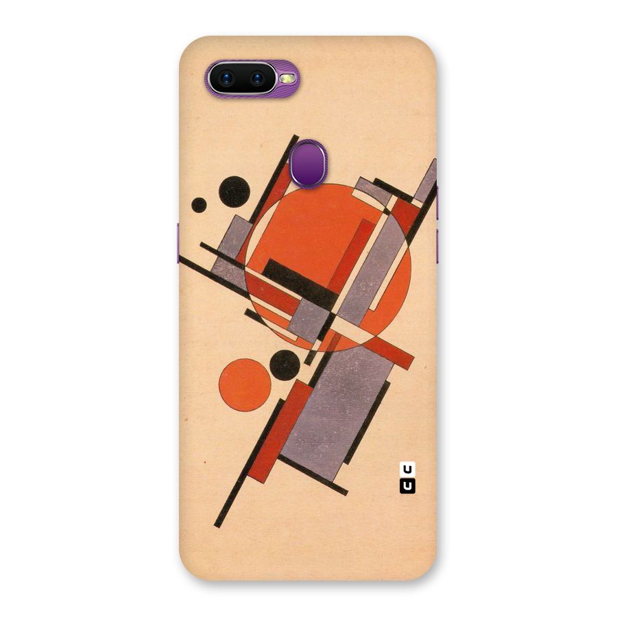 Geo Abstract Metrics Back Case for Oppo F9