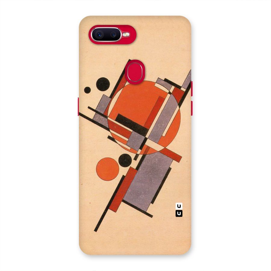Geo Abstract Metrics Back Case for Oppo F9 Pro