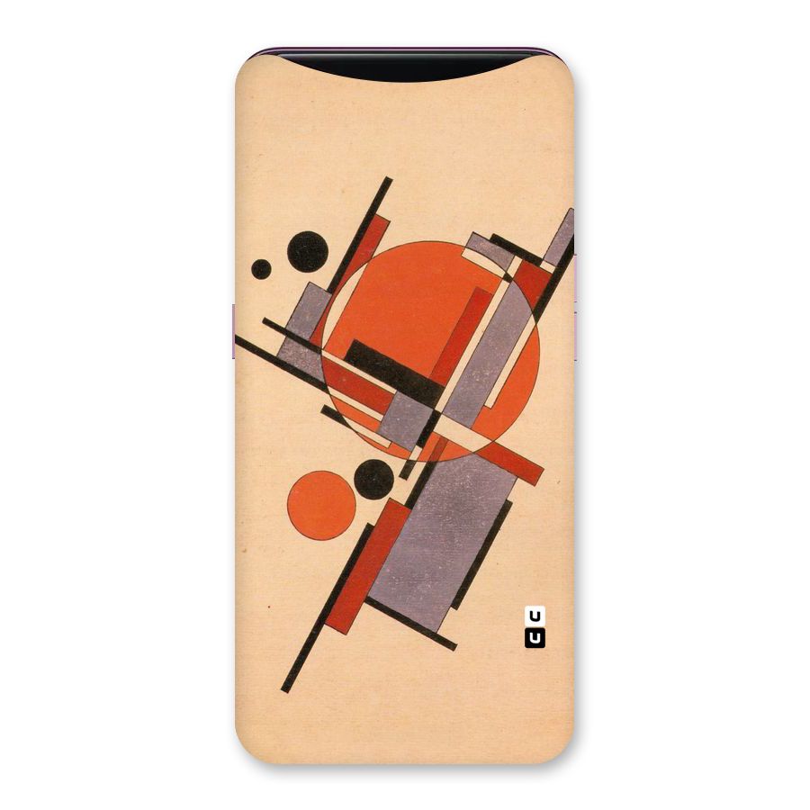 Geo Abstract Metrics Back Case for Oppo Find X