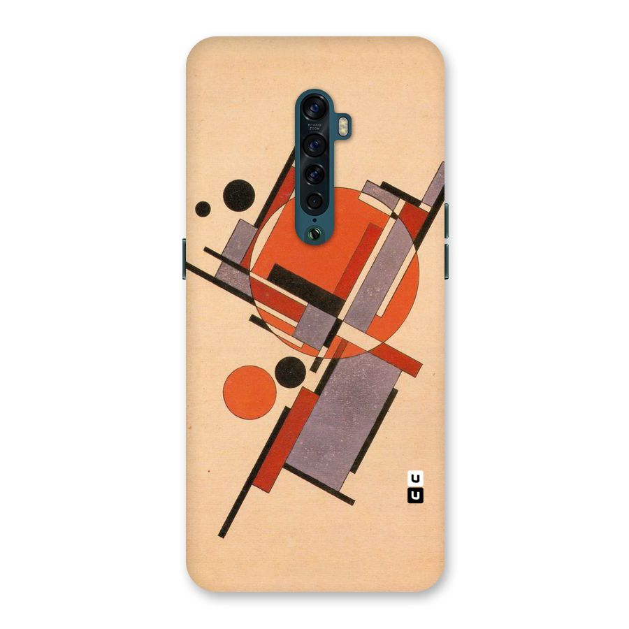 Geo Abstract Metrics Back Case for Oppo Reno2