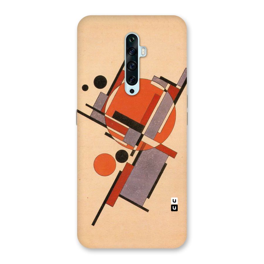 Geo Abstract Metrics Back Case for Oppo Reno2 Z