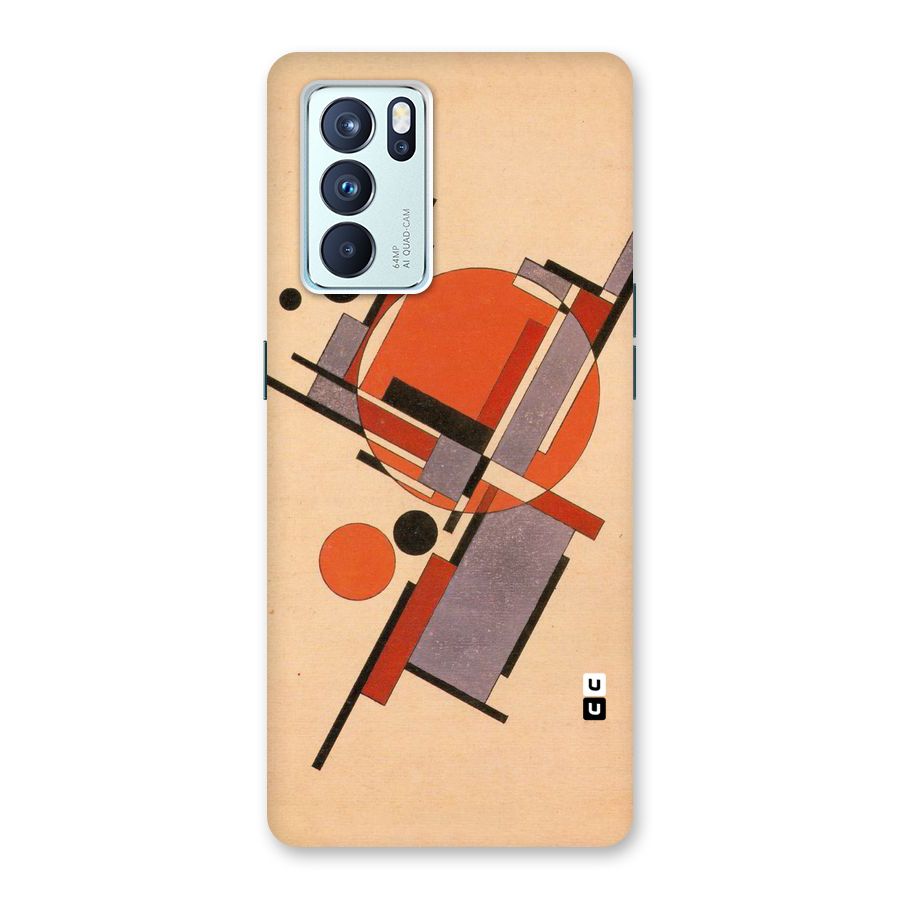 Geo Abstract Metrics Back Case for Oppo Reno6 Pro 5G