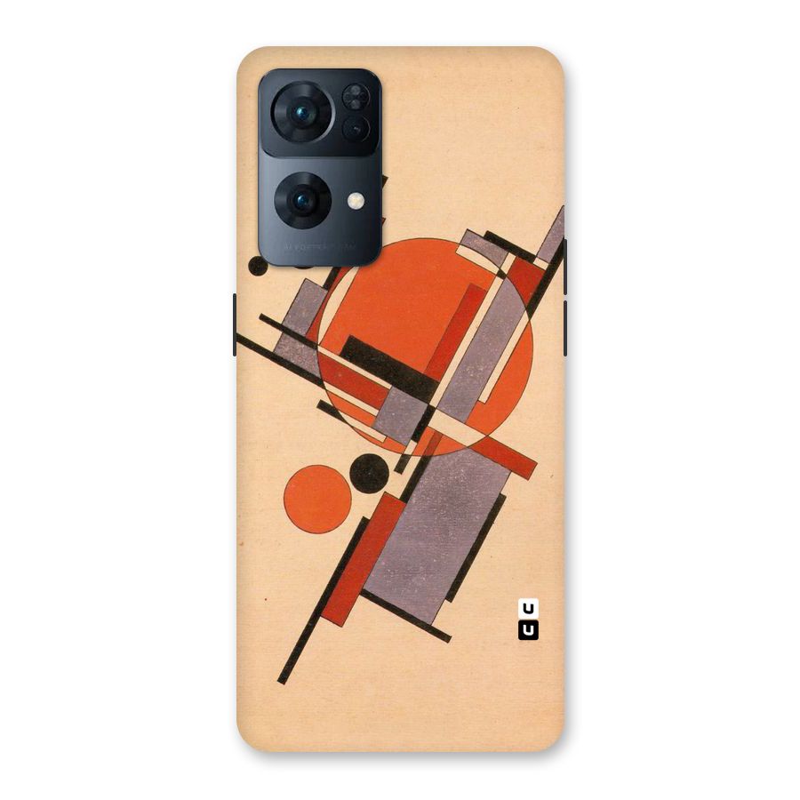 Geo Abstract Metrics Back Case for Oppo Reno7 Pro 5G