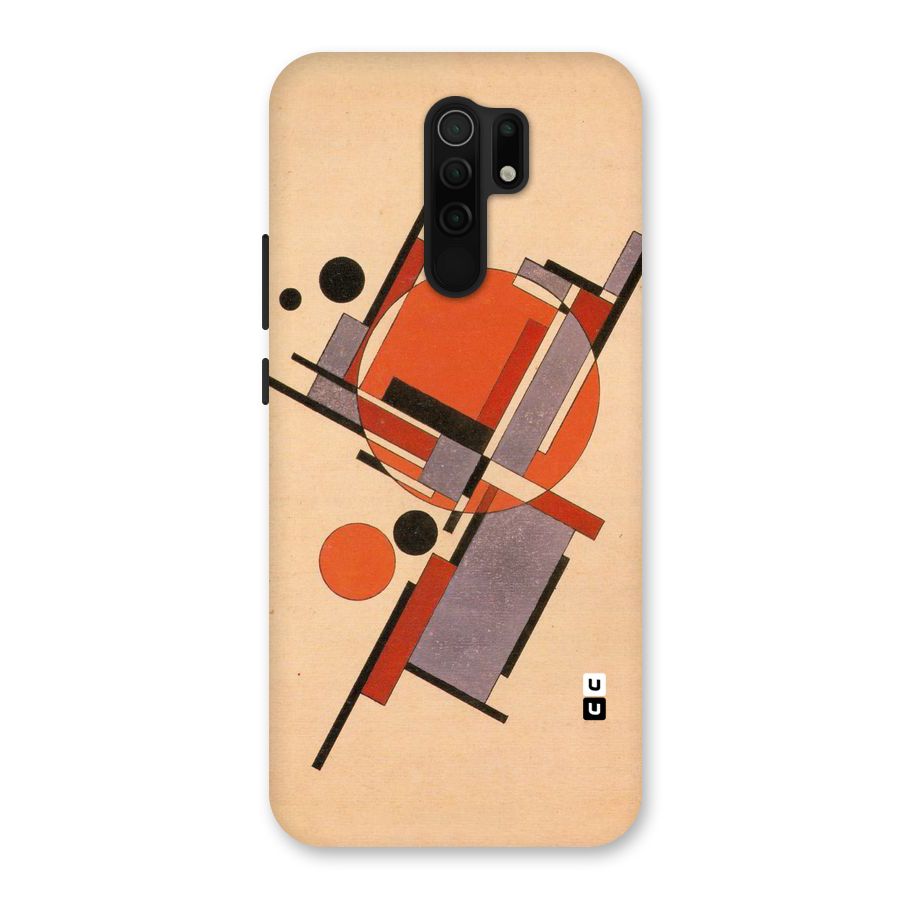 Geo Abstract Metrics Back Case for Poco M2