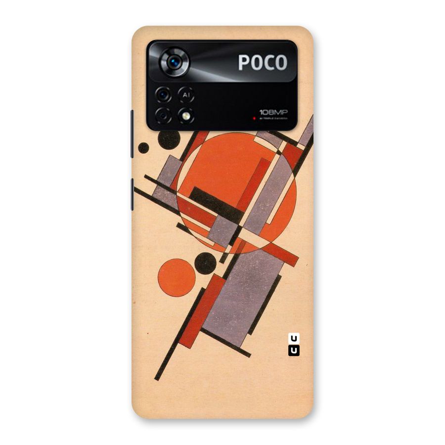 Geo Abstract Metrics Back Case for Poco X4 Pro 5G