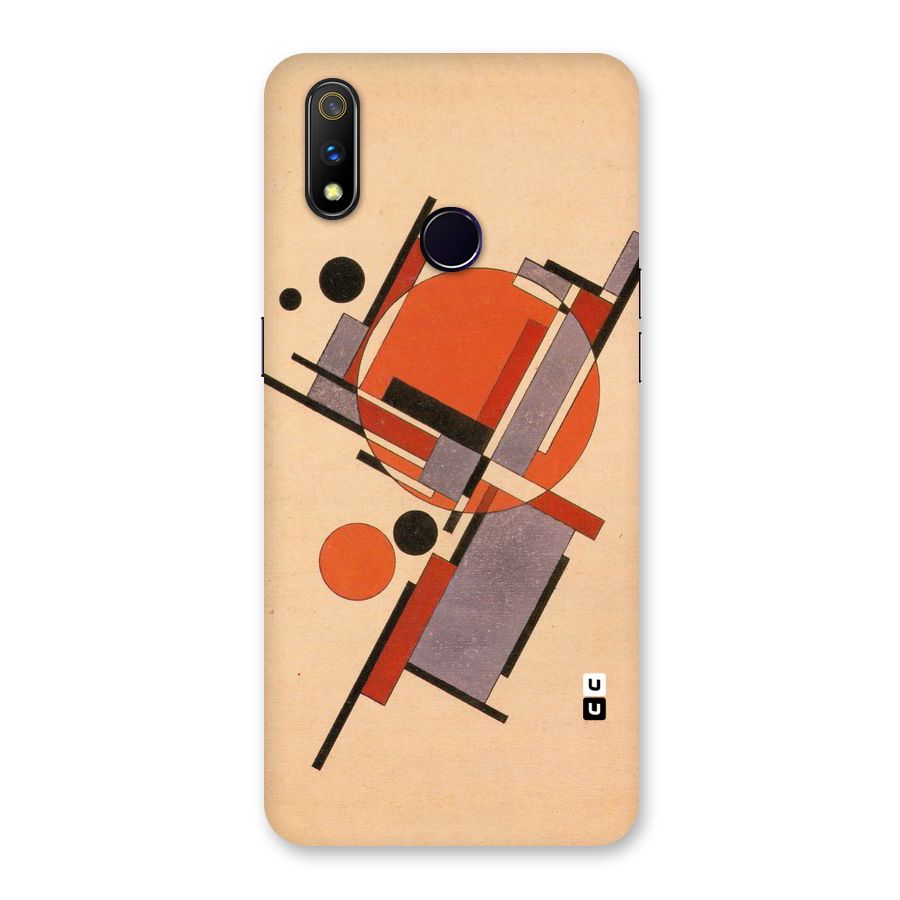 Geo Abstract Metrics Back Case for Realme 3 Pro