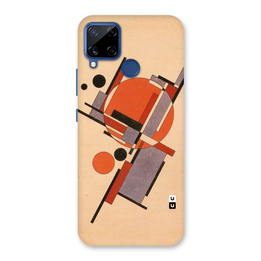 Geo Abstract Metrics Back Case for Realme C15