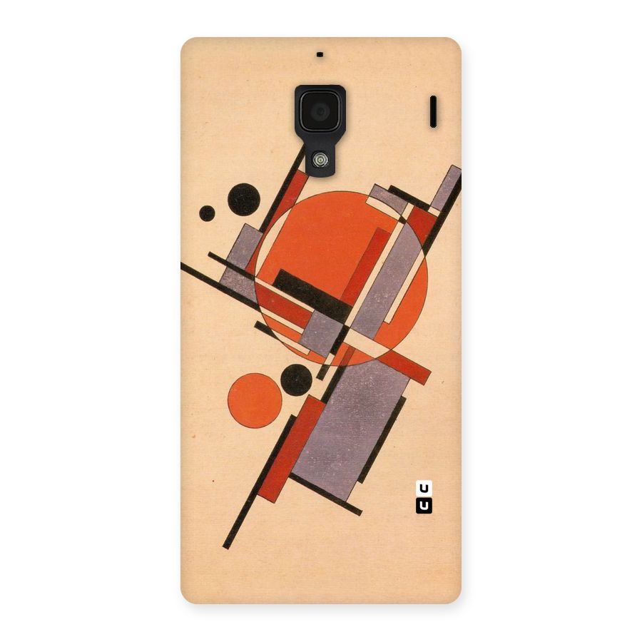 Geo Abstract Metrics Back Case for Redmi 1S