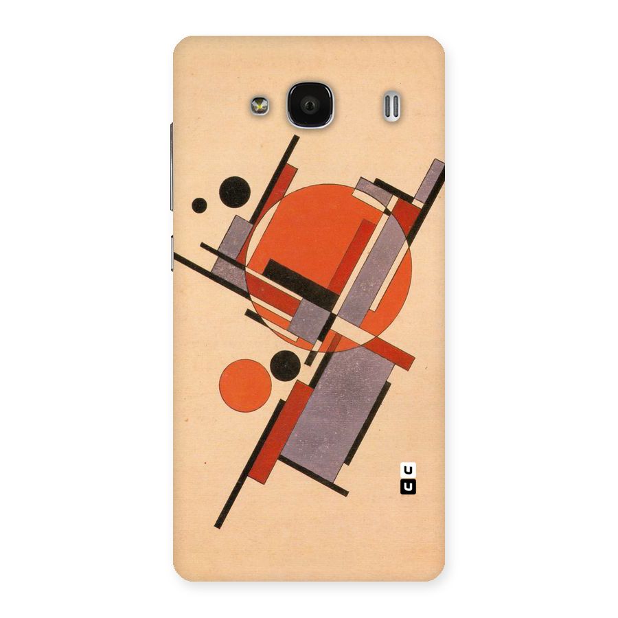 Geo Abstract Metrics Back Case for Redmi 2 Prime