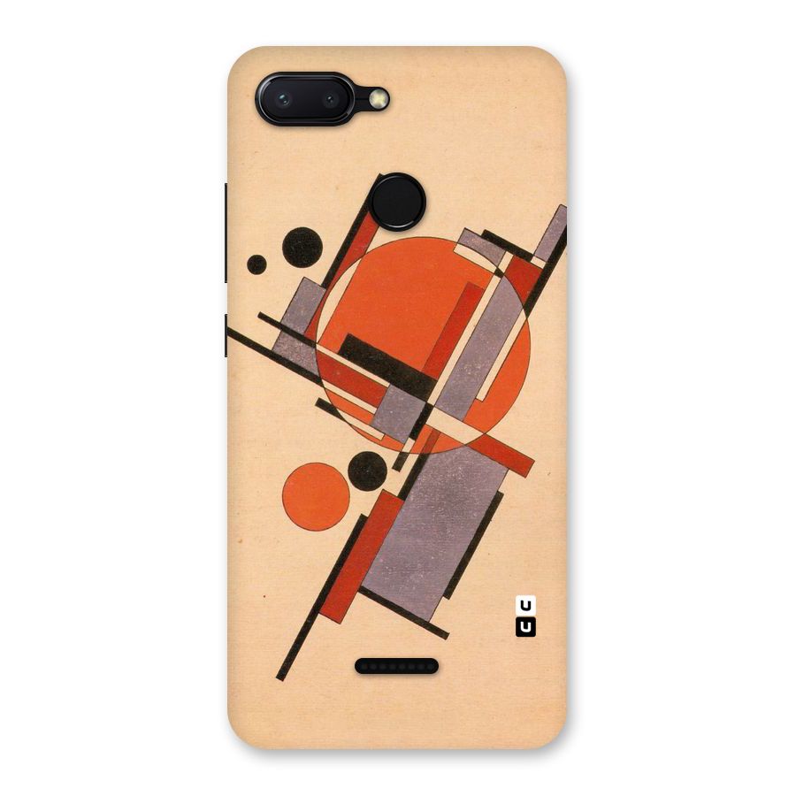 Geo Abstract Metrics Back Case for Redmi 6