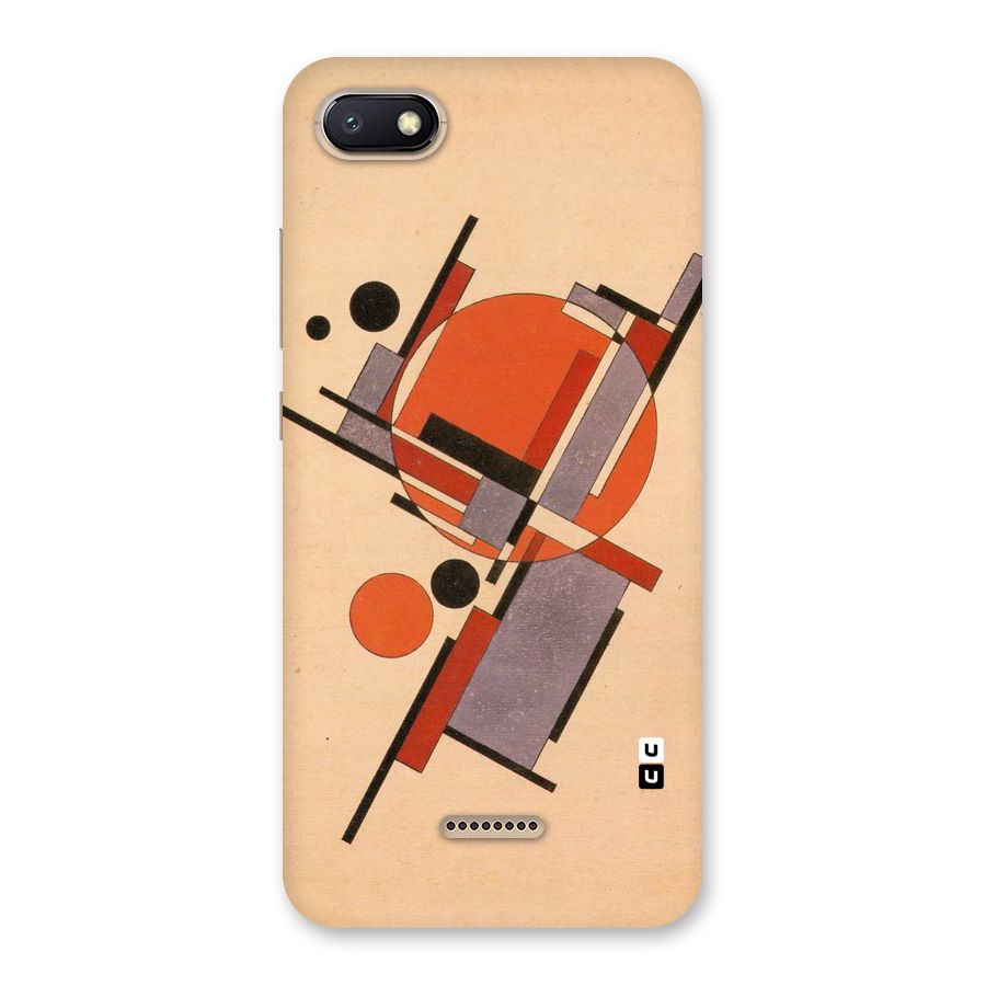 Geo Abstract Metrics Back Case for Redmi 6A