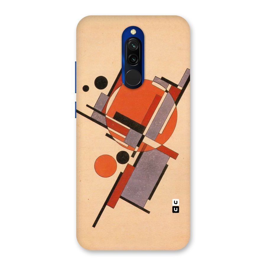 Geo Abstract Metrics Back Case for Redmi 8