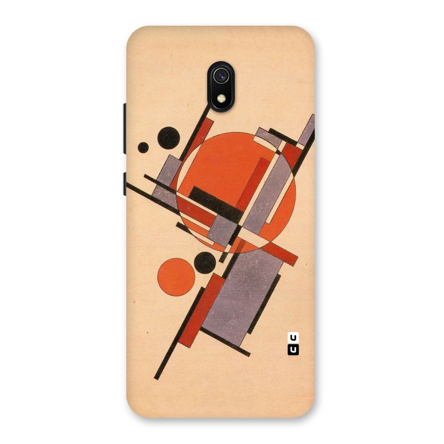 Geo Abstract Metrics Back Case for Redmi 8A