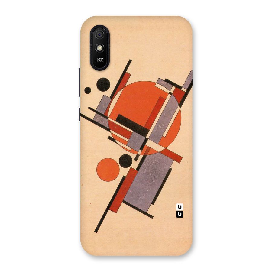 Geo Abstract Metrics Back Case for Redmi 9A