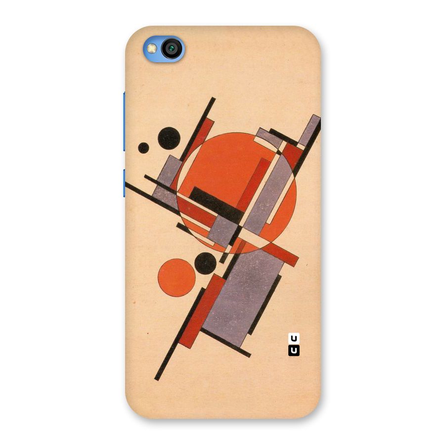 Geo Abstract Metrics Back Case for Redmi Go