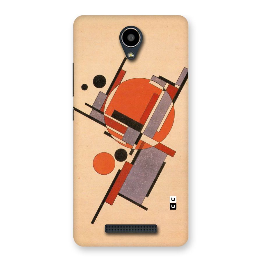 Geo Abstract Metrics Back Case for Redmi Note 2