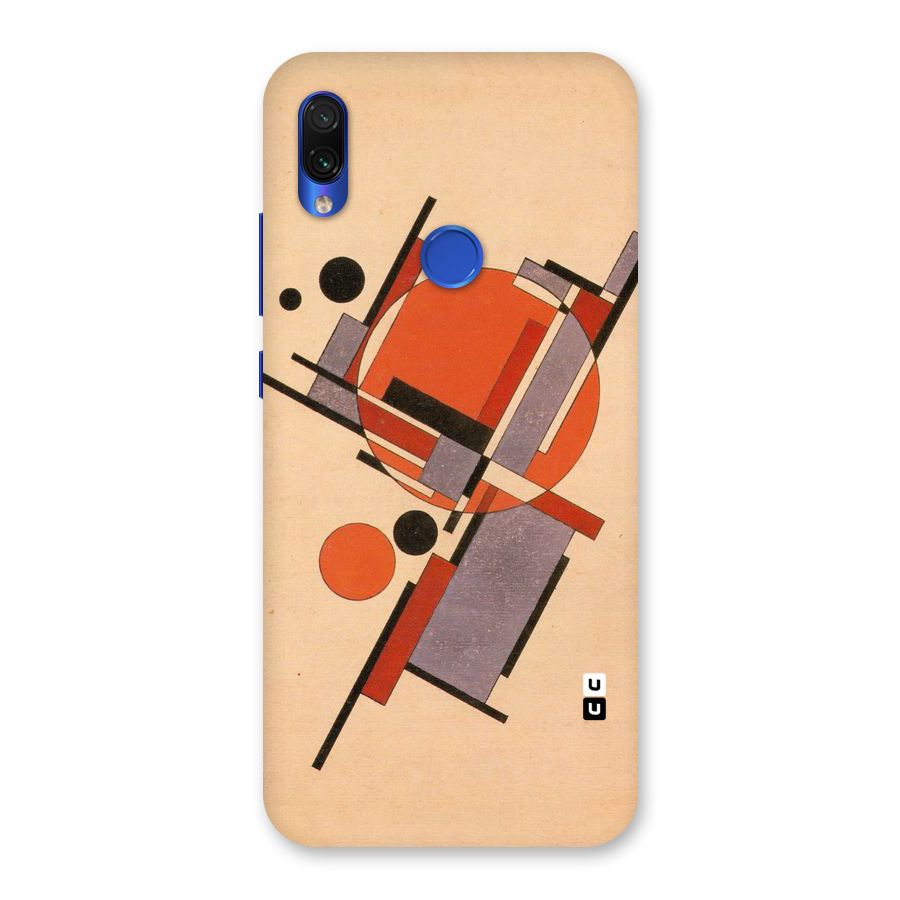 Geo Abstract Metrics Back Case for Redmi Note 7S
