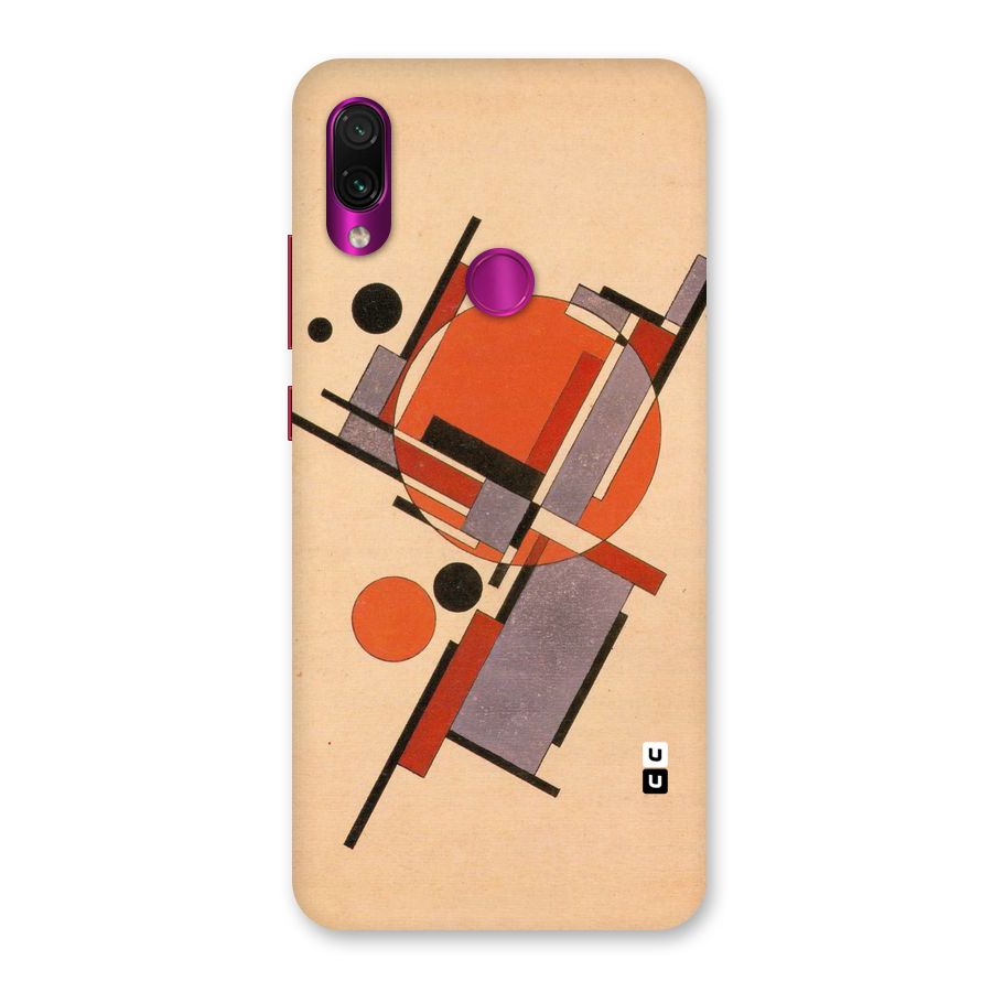 Geo Abstract Metrics Back Case for Redmi Note 7 Pro