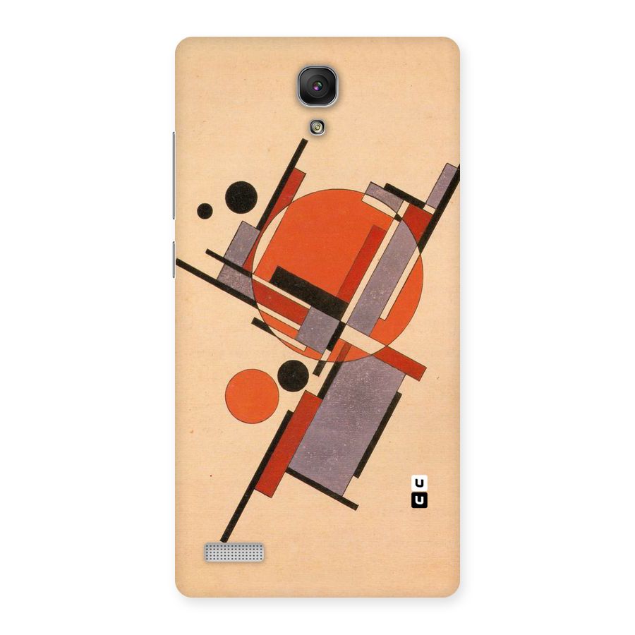 Geo Abstract Metrics Back Case for Redmi Note Prime
