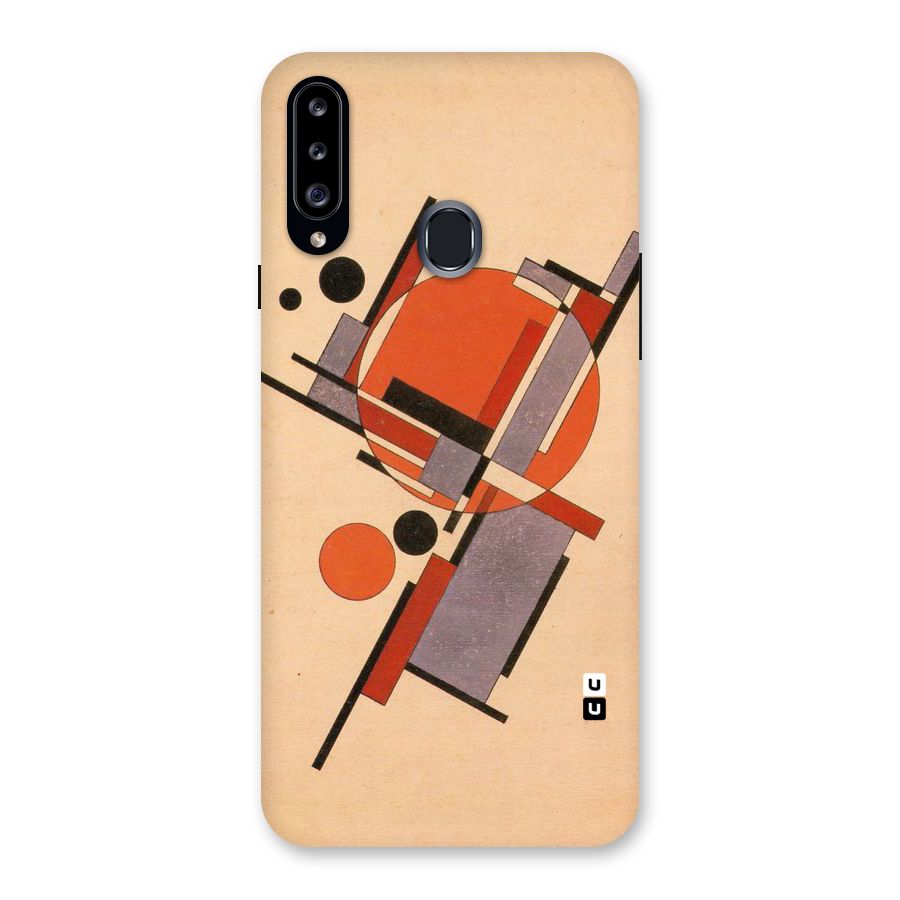Geo Abstract Metrics Back Case for Samsung Galaxy A20s