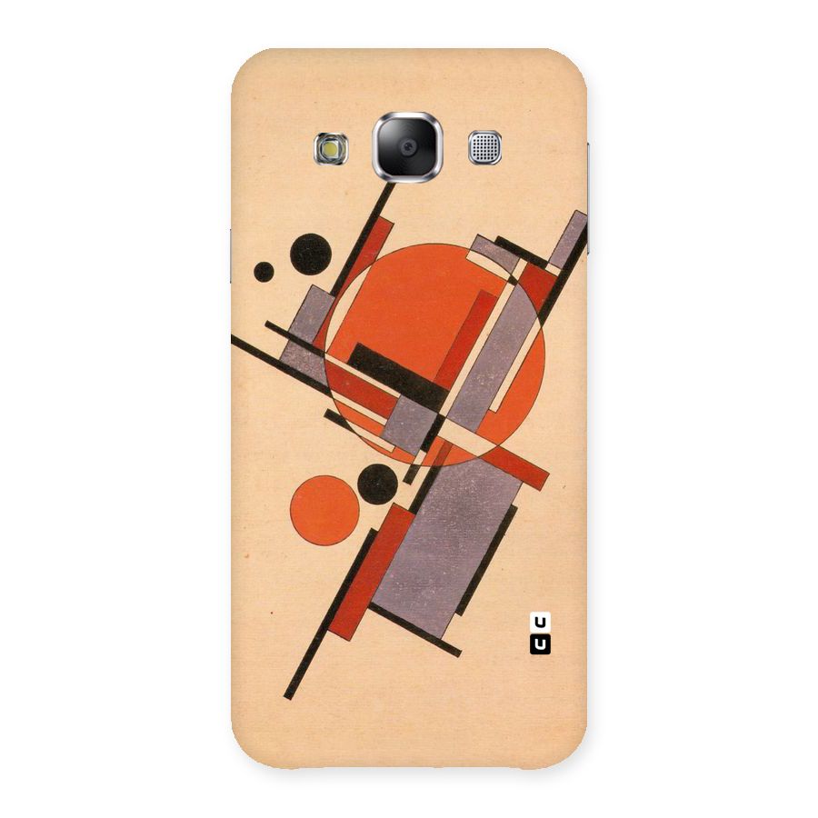 Geo Abstract Metrics Back Case for Samsung Galaxy E5