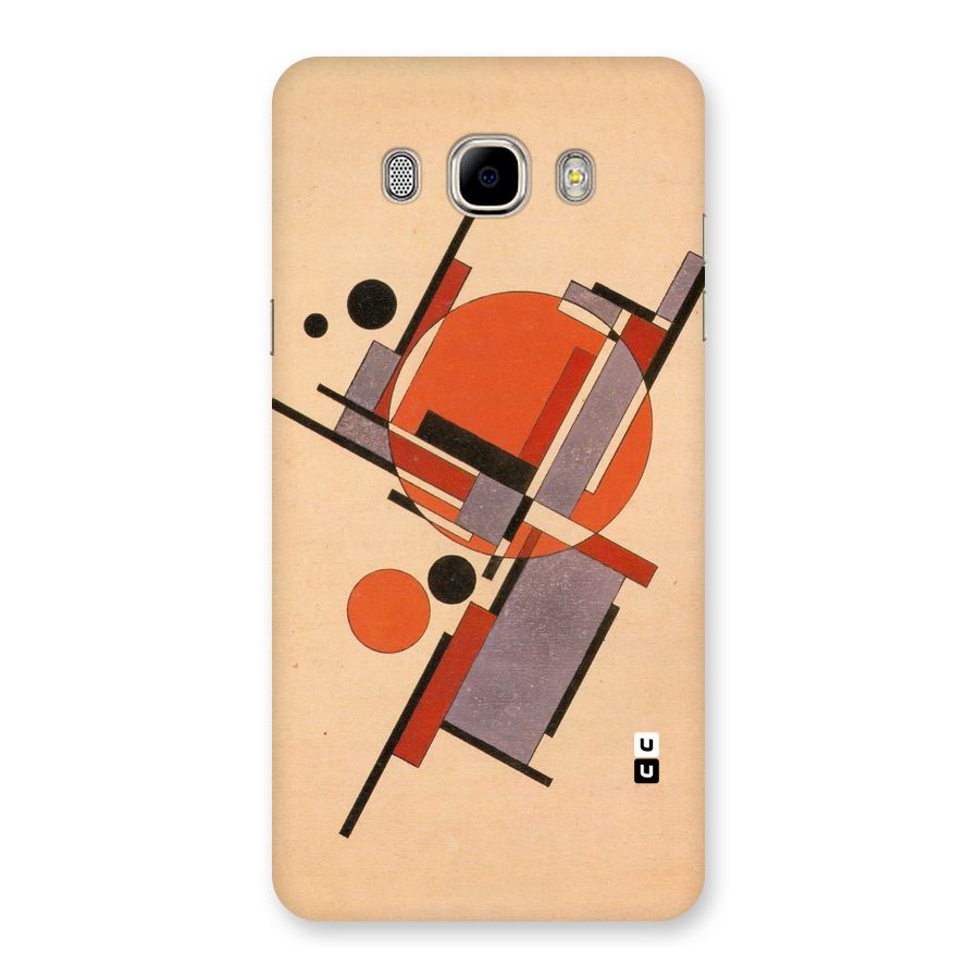 Geo Abstract Metrics Back Case for Samsung Galaxy J7 2016