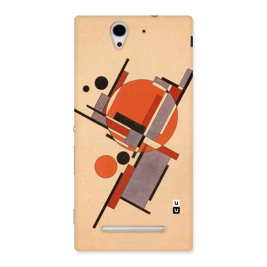Geo Abstract Metrics Back Case for Sony Xperia C3