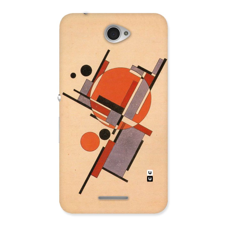Geo Abstract Metrics Back Case for Sony Xperia E4