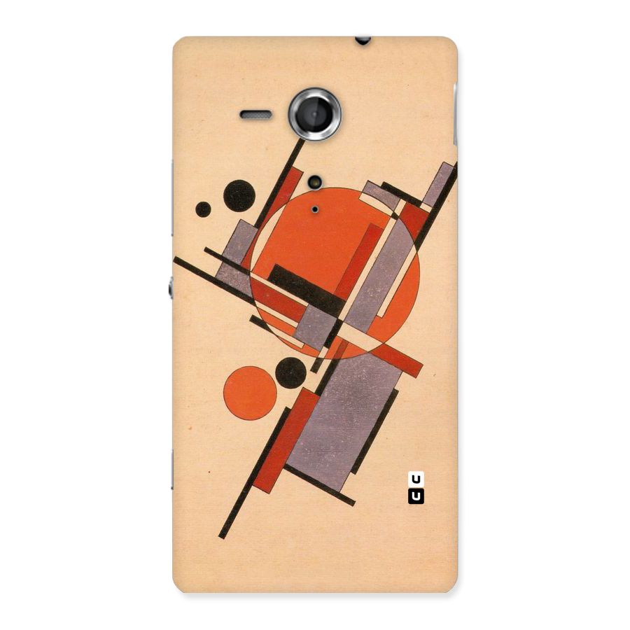 Geo Abstract Metrics Back Case for Sony Xperia SP